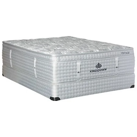 Queen Euro Top, Coil on Coil, Luxury Mattress and Foundation